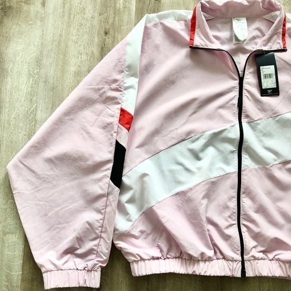 Reebok, Speedwick, Jacket, Pink, Windbreaker,‎ Size, 1X, 16W, New With Tags - Picture 10 of 16